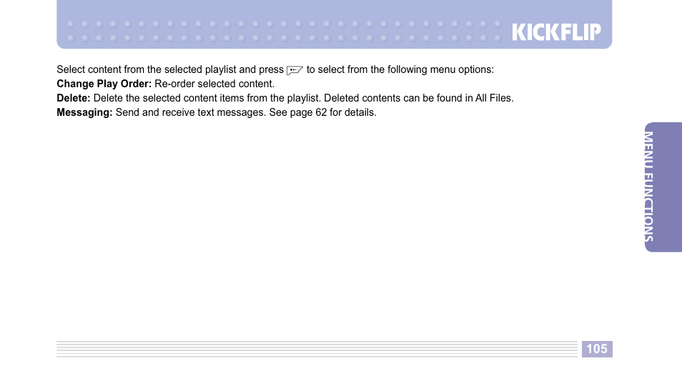 Helio Kick Flip User Manual | Page 105 / 154