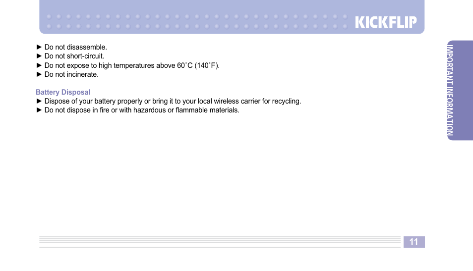 Helio Kick Flip User Manual | Page 11 / 154