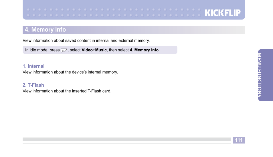 Helio Kick Flip User Manual | Page 111 / 154