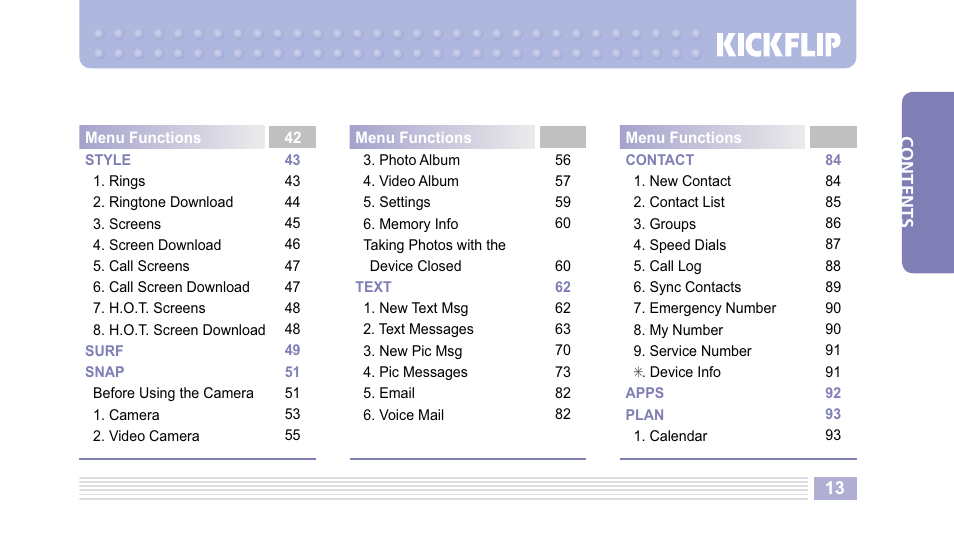 Helio Kick Flip User Manual | Page 13 / 154