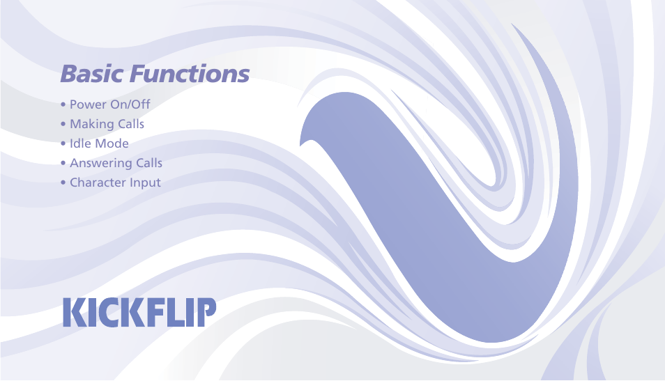Basic functions | Helio Kick Flip User Manual | Page 26 / 154