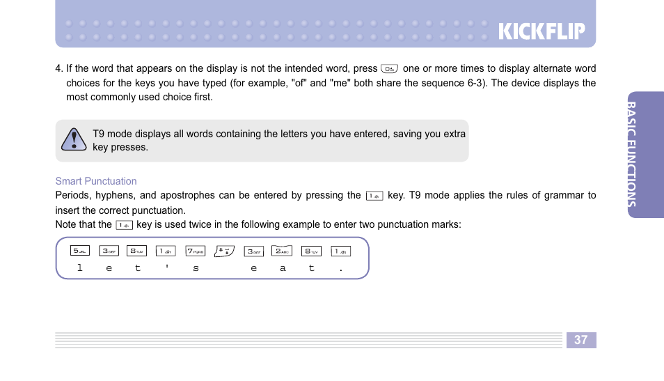 Helio Kick Flip User Manual | Page 37 / 154
