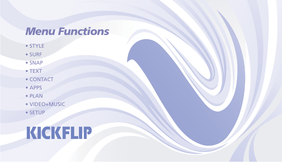Menu functions | Helio Kick Flip User Manual | Page 42 / 154