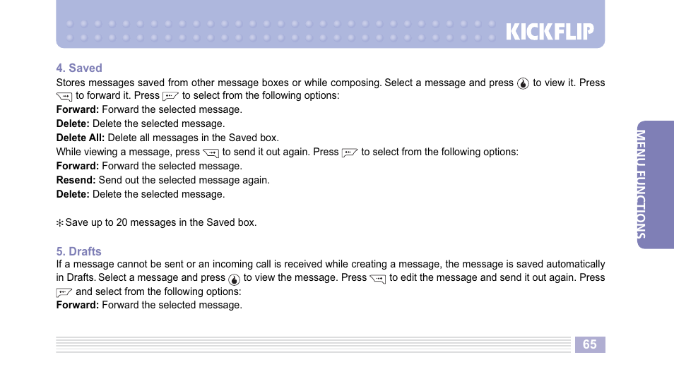 Helio Kick Flip User Manual | Page 65 / 154