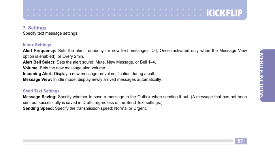 Helio Kick Flip User Manual | Page 67 / 154