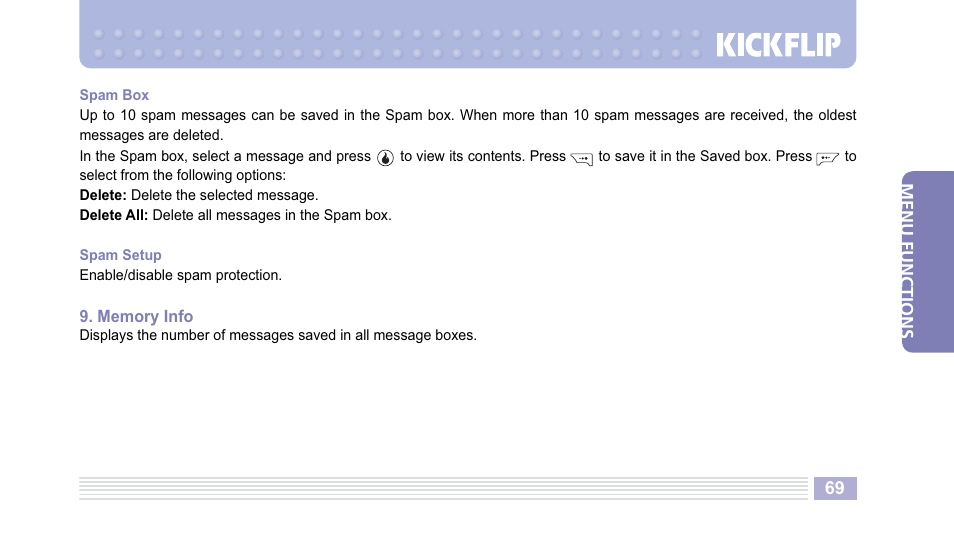 Helio Kick Flip User Manual | Page 69 / 154