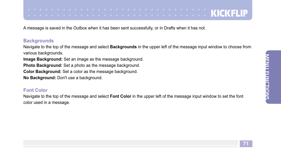 Helio Kick Flip User Manual | Page 71 / 154