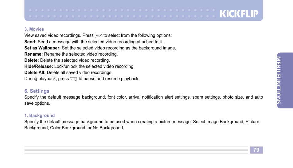 Helio Kick Flip User Manual | Page 79 / 154