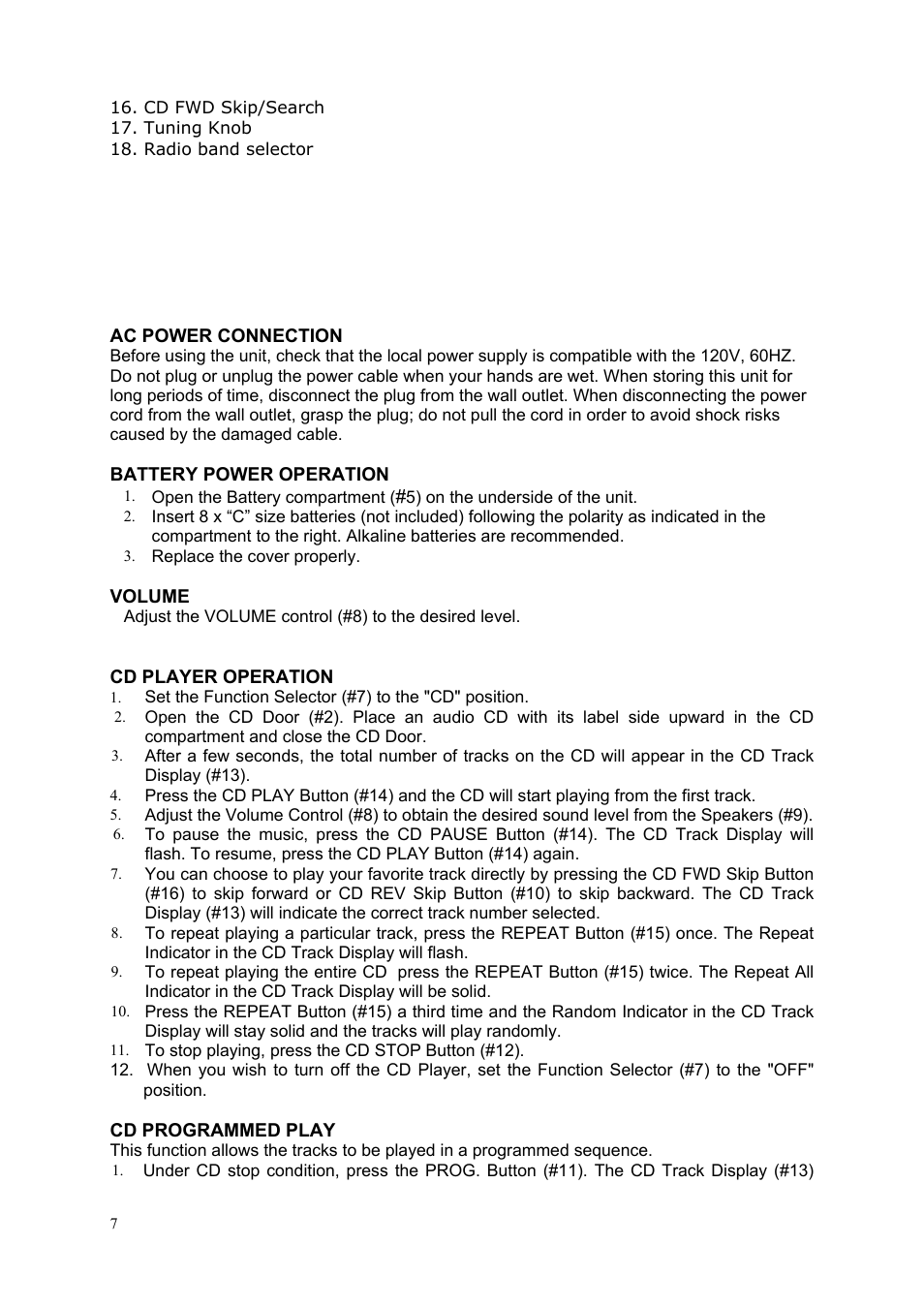 Hip Street HS-BB008 User Manual | Page 7 / 10