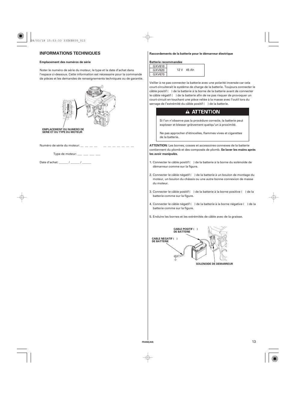 HONDA GXV610 User Manual | Page 32 / 55