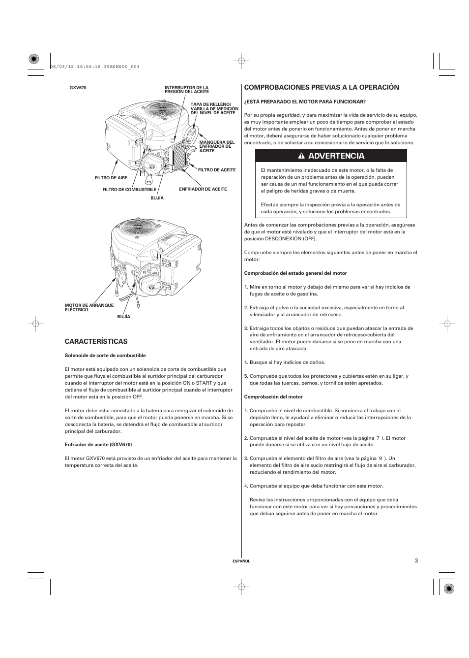HONDA GXV610 User Manual | Page 40 / 55