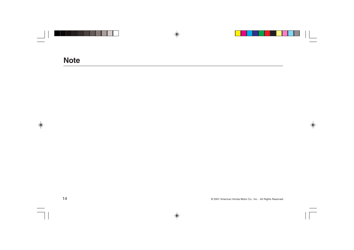 HONDA FIT Remote Control Transmitter User Manual | Page 14 / 16