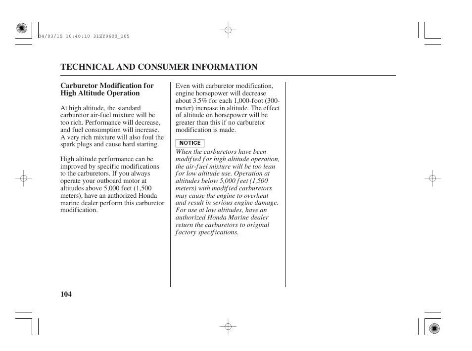 HONDA BFP8D User Manual | Page 106 / 137