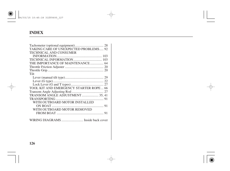 HONDA BFP8D User Manual | Page 128 / 137