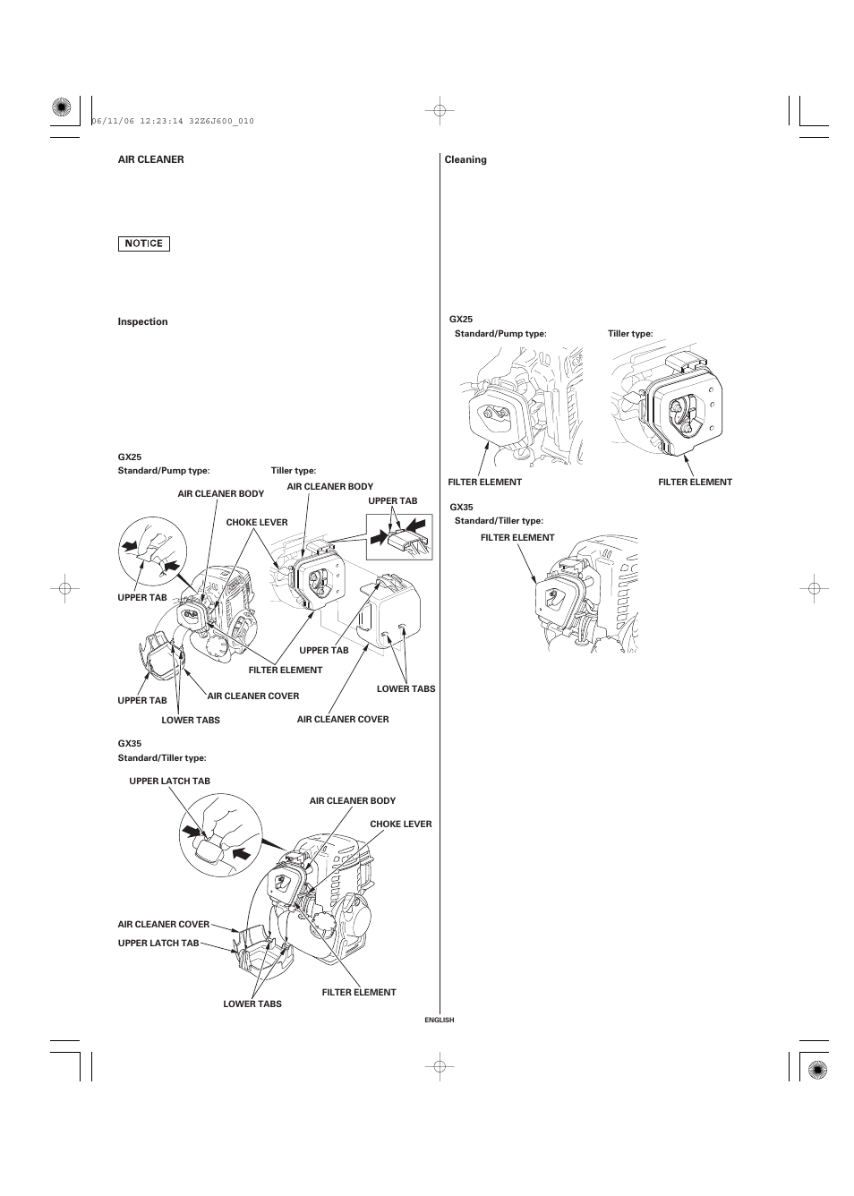 HONDA GX35 User Manual | Page 10 / 20