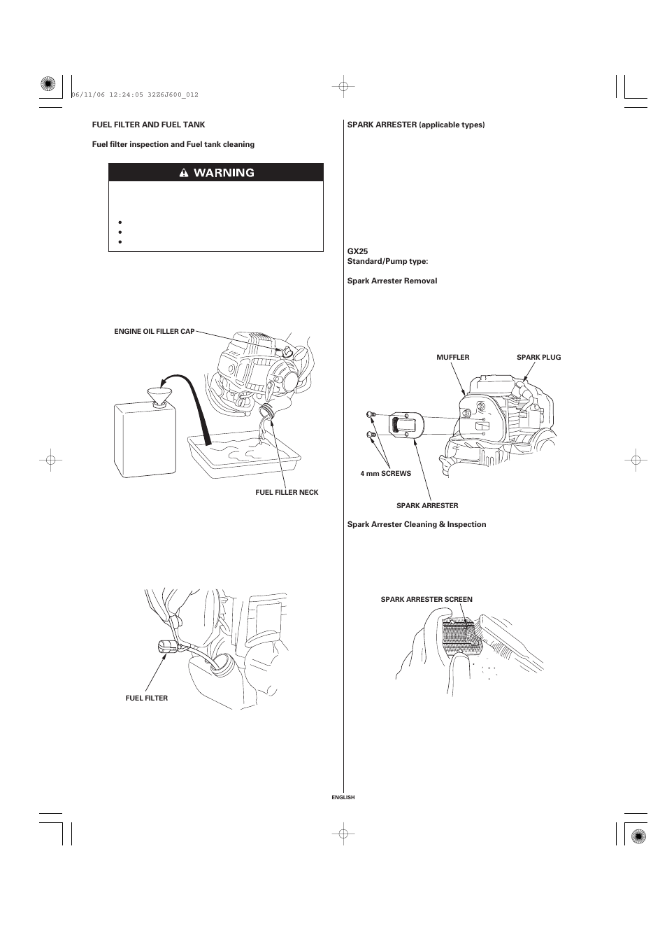 HONDA GX35 User Manual | Page 12 / 20