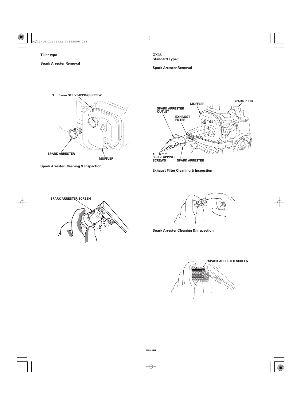 HONDA GX35 User Manual | Page 13 / 20