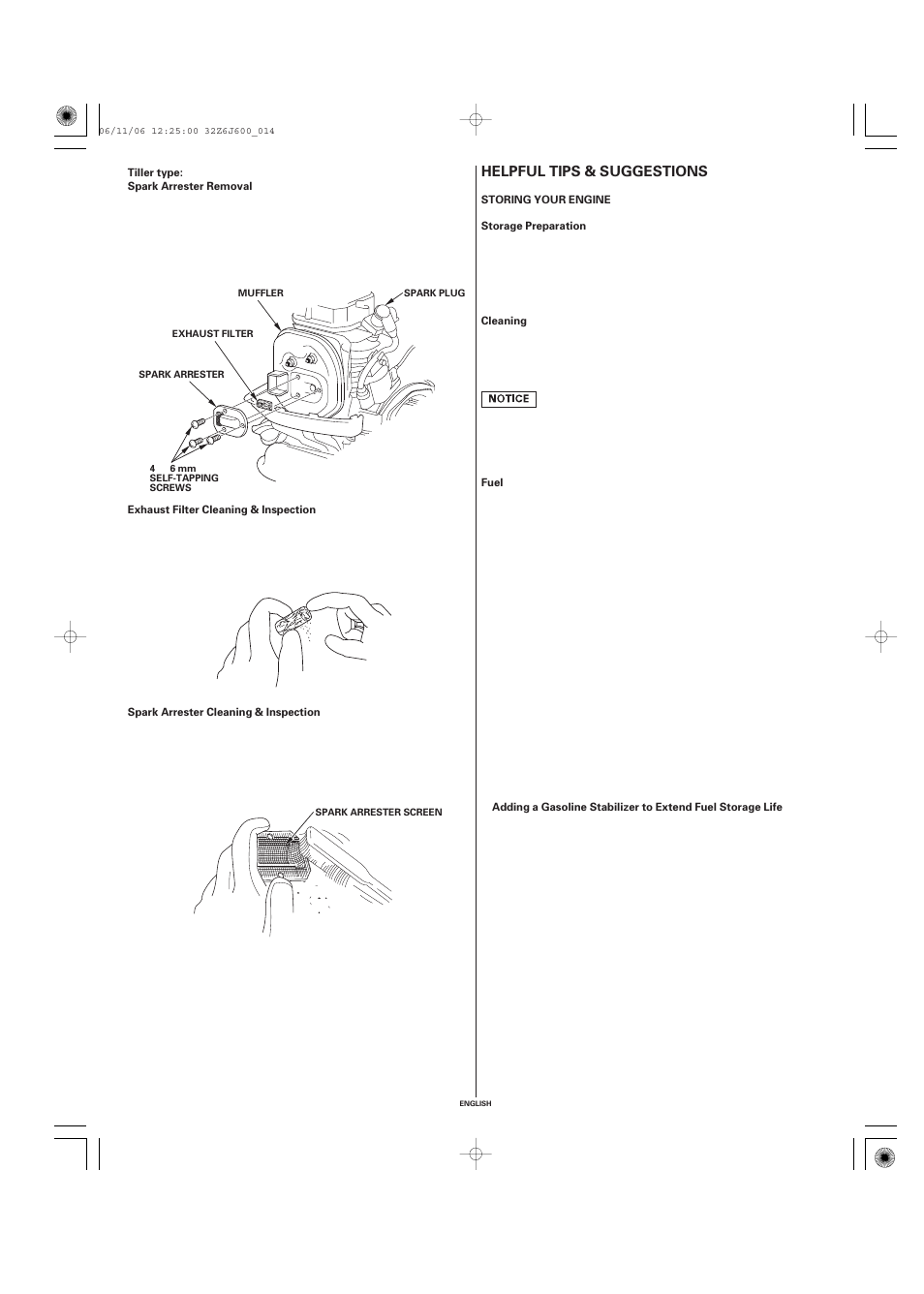 Helpful tips & suggestions | HONDA GX35 User Manual | Page 14 / 20