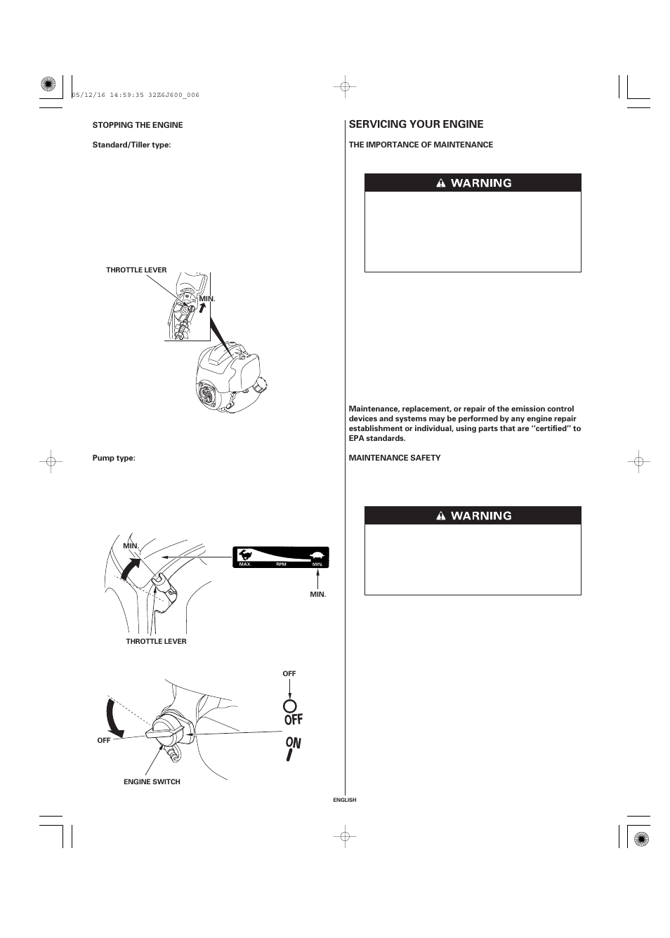 Servicing your engine | HONDA GX35 User Manual | Page 6 / 20