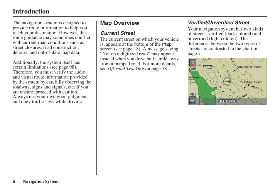 Introduction | HONDA 2008 Pilot Navigation User Manual | Page 7 / 138