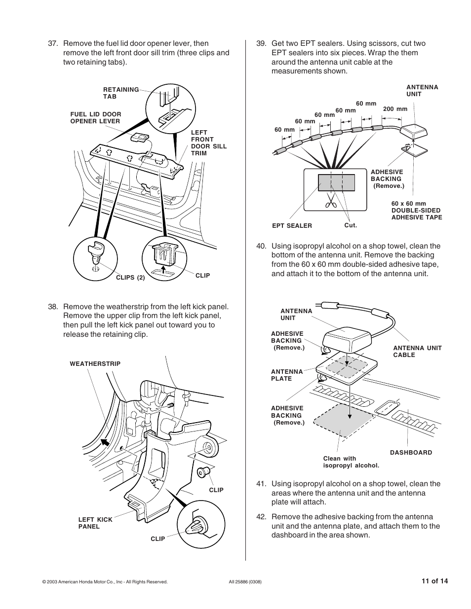 HONDA 08B15-S9V-100 User Manual | Page 11 / 14