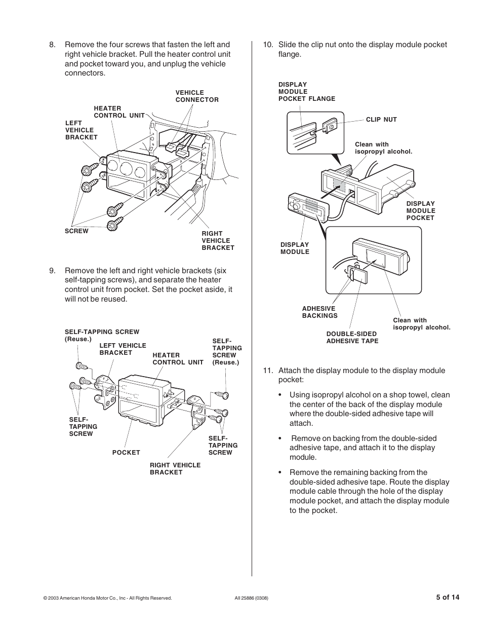 HONDA 08B15-S9V-100 User Manual | Page 5 / 14