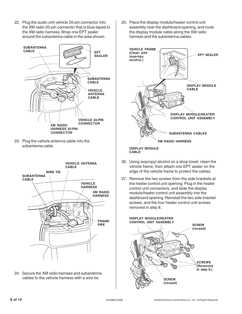 HONDA 08B15-S9V-100 User Manual | Page 8 / 14