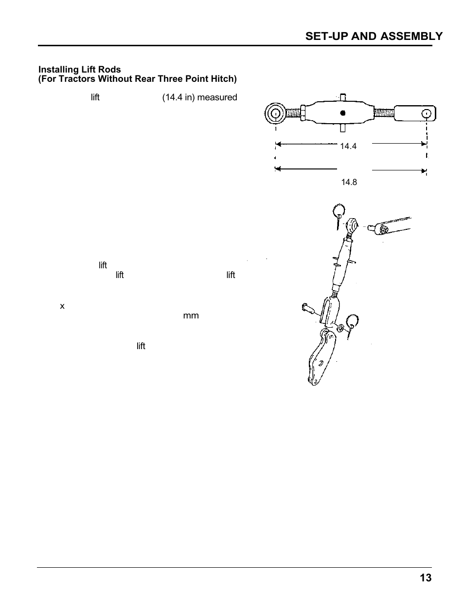 Set-up and assembly | HONDA MM60 User Manual | Page 14 / 59