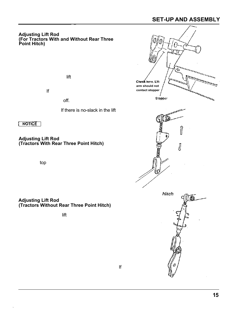 Set-up and assembly | HONDA MM60 User Manual | Page 16 / 59