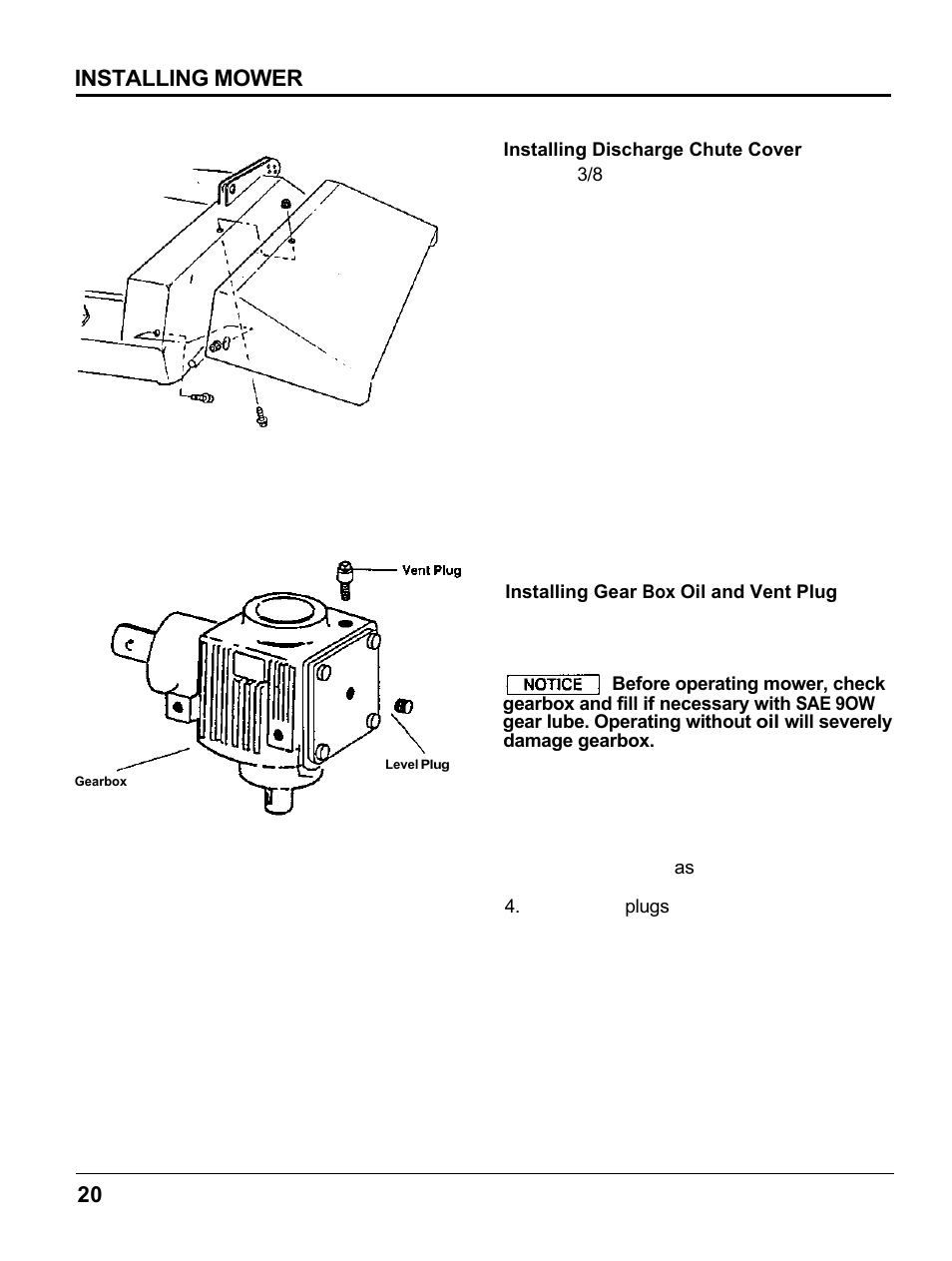 Installing mower | HONDA MM60 User Manual | Page 21 / 59