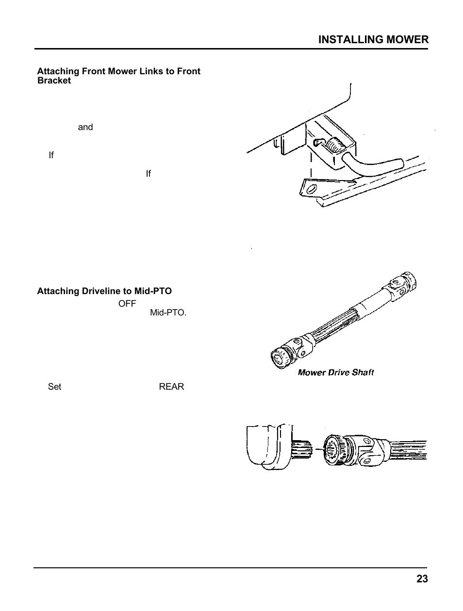 Installing mower | HONDA MM60 User Manual | Page 24 / 59