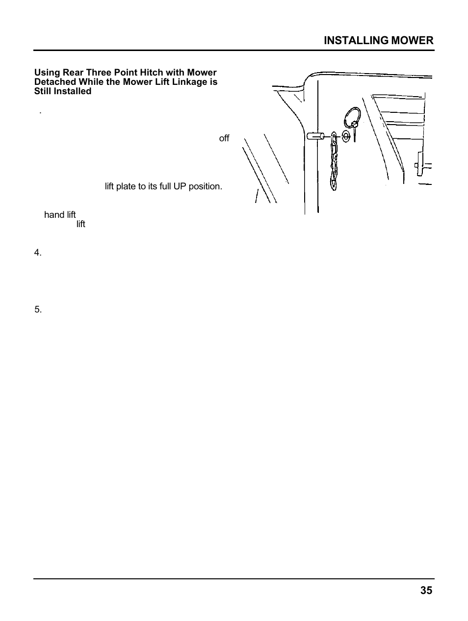 Installing mower | HONDA MM60 User Manual | Page 36 / 59