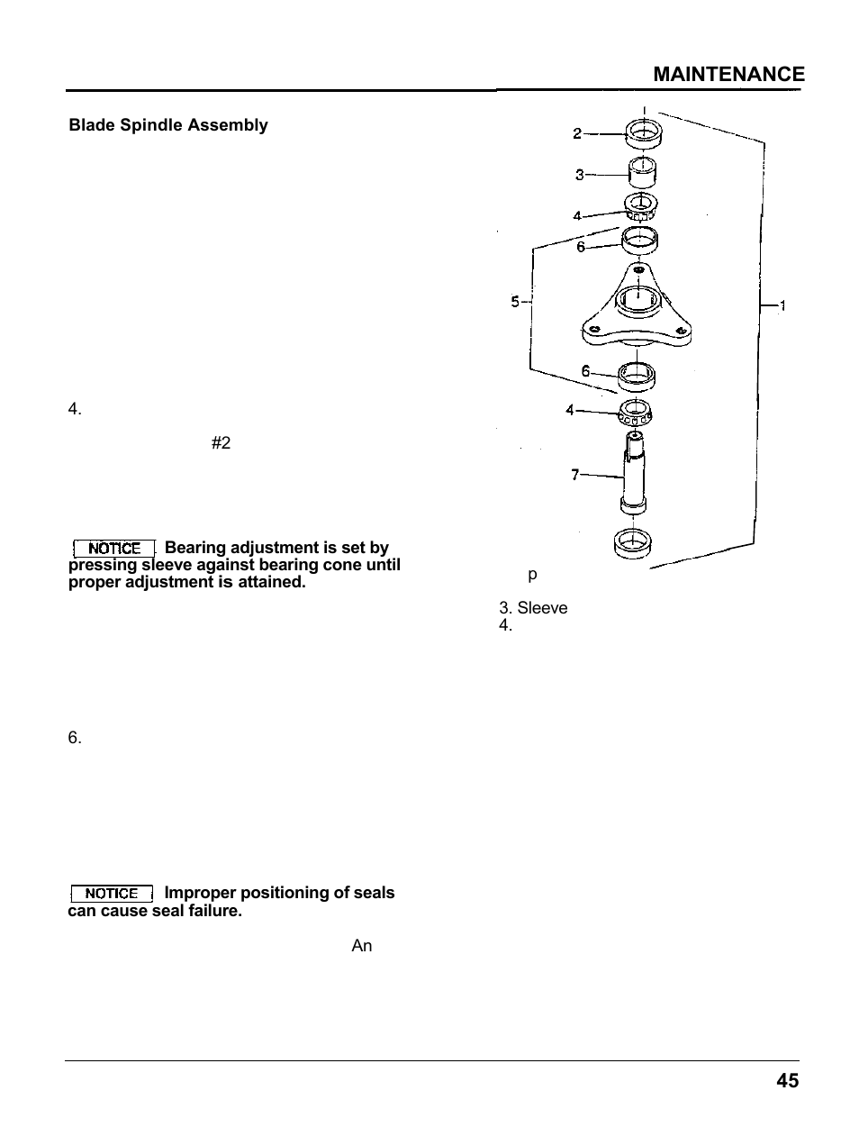 Maintenance | HONDA MM60 User Manual | Page 46 / 59