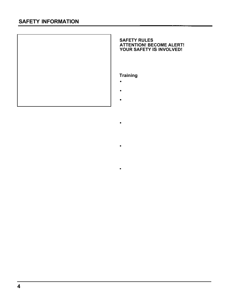 Safety information, Safety rules | HONDA MM60 User Manual | Page 5 / 59