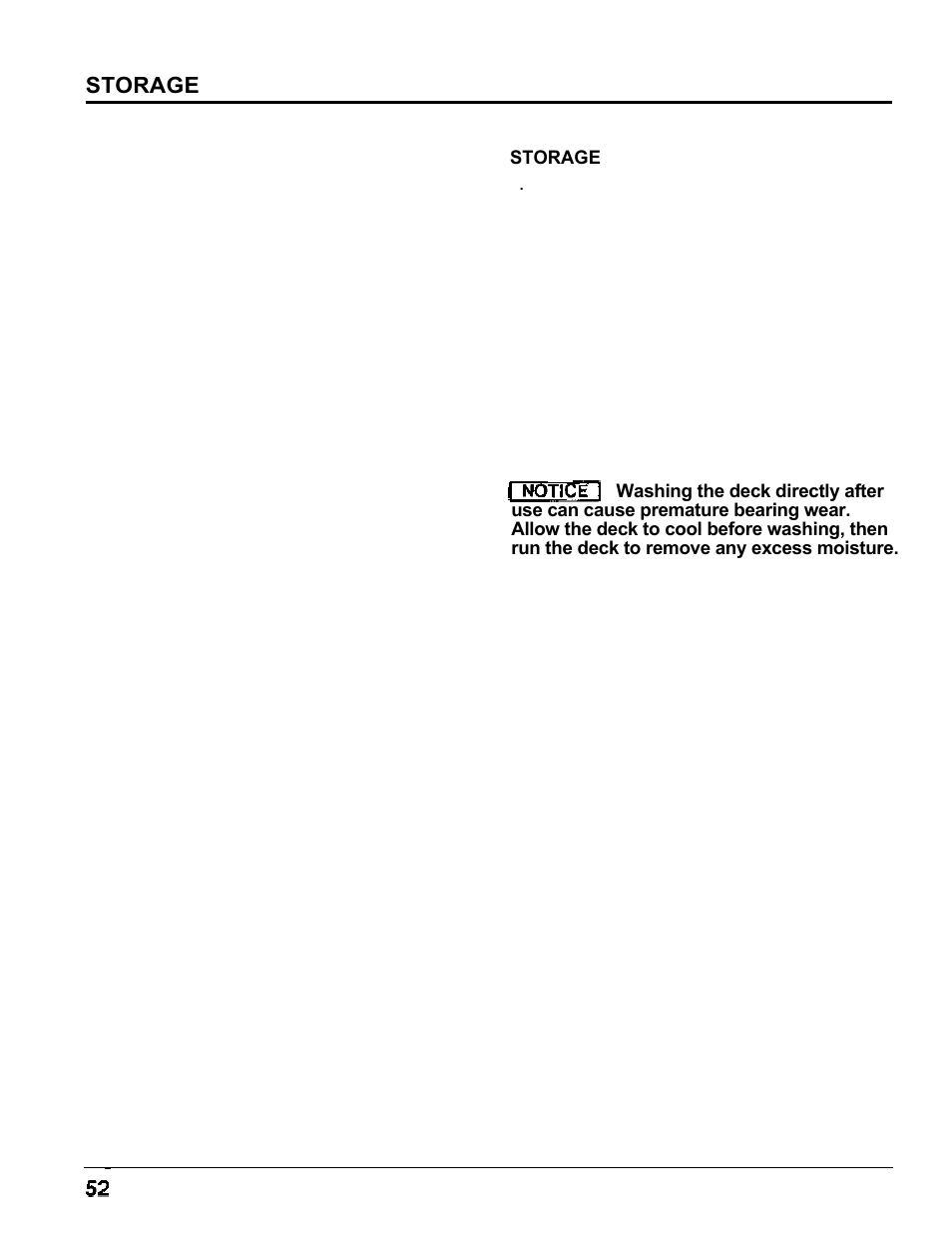 Storage | HONDA MM60 User Manual | Page 53 / 59