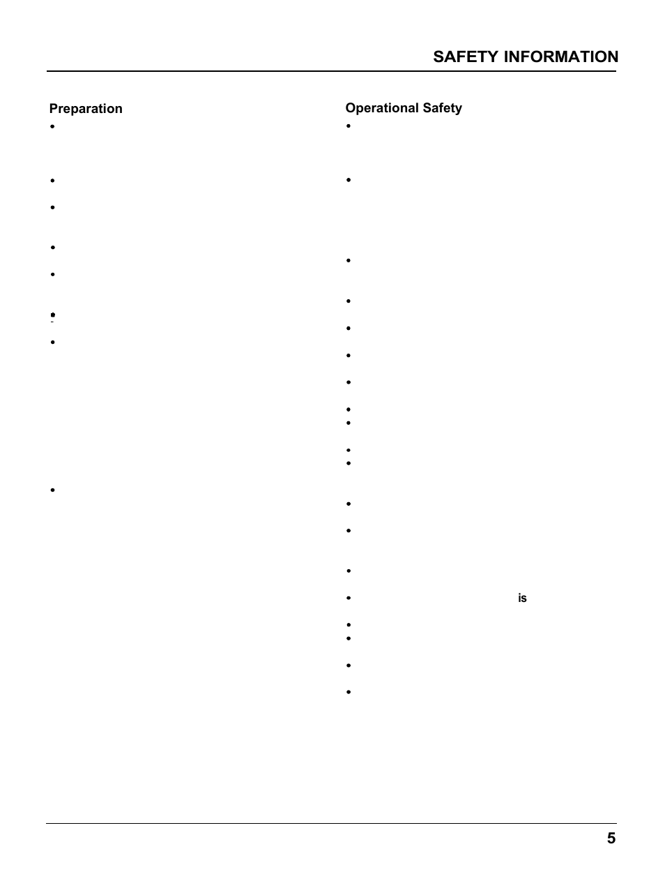 Safety information | HONDA MM60 User Manual | Page 6 / 59
