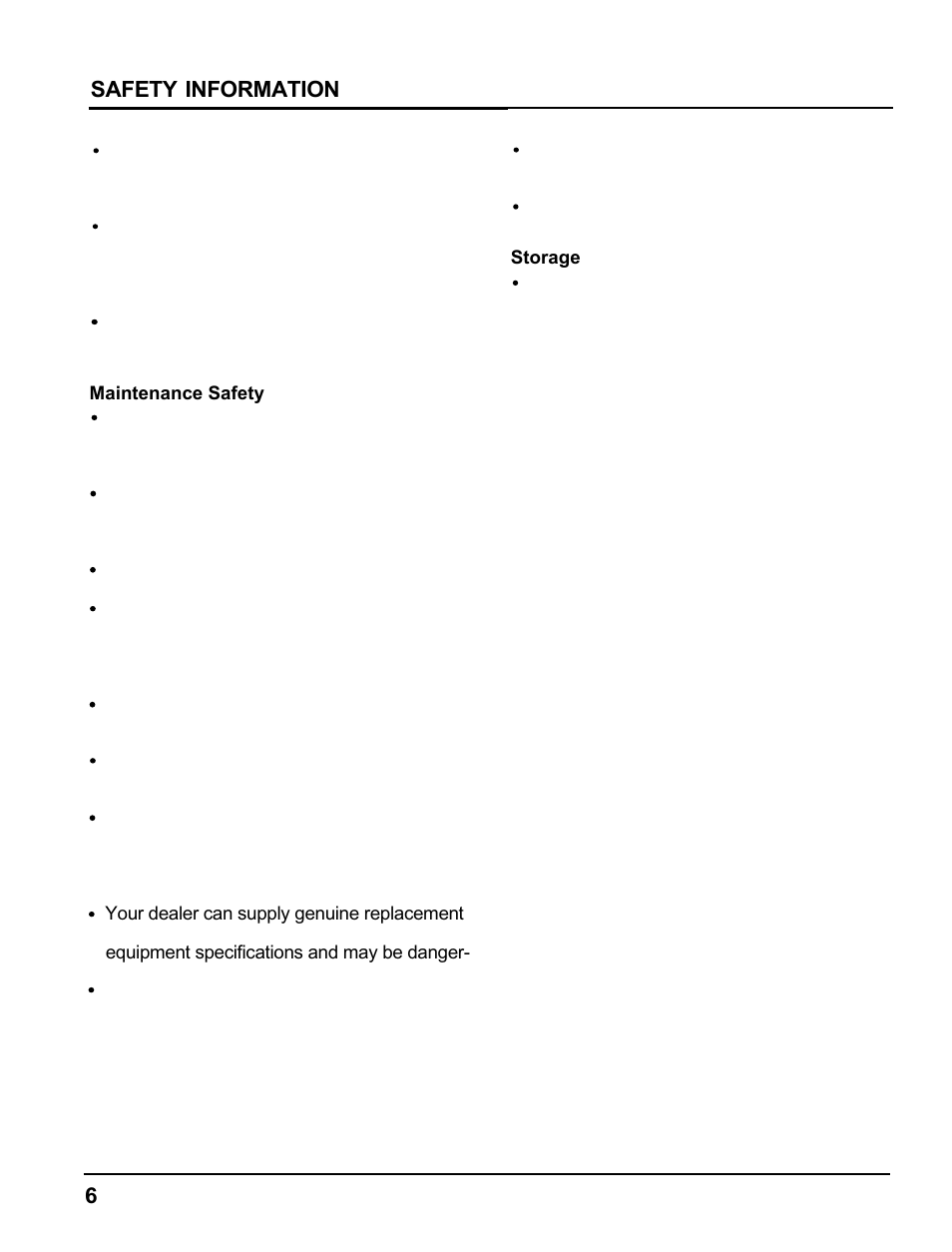 Safety information | HONDA MM60 User Manual | Page 7 / 59