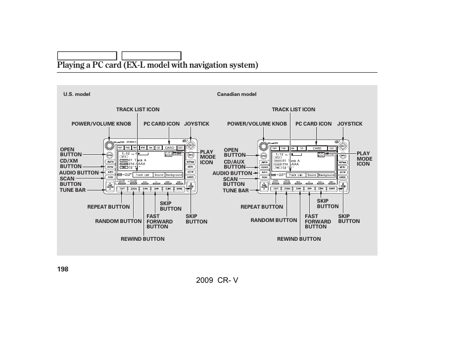 2009 cr- v | HONDA 2009 CR-V User Manual | Page 202 / 373