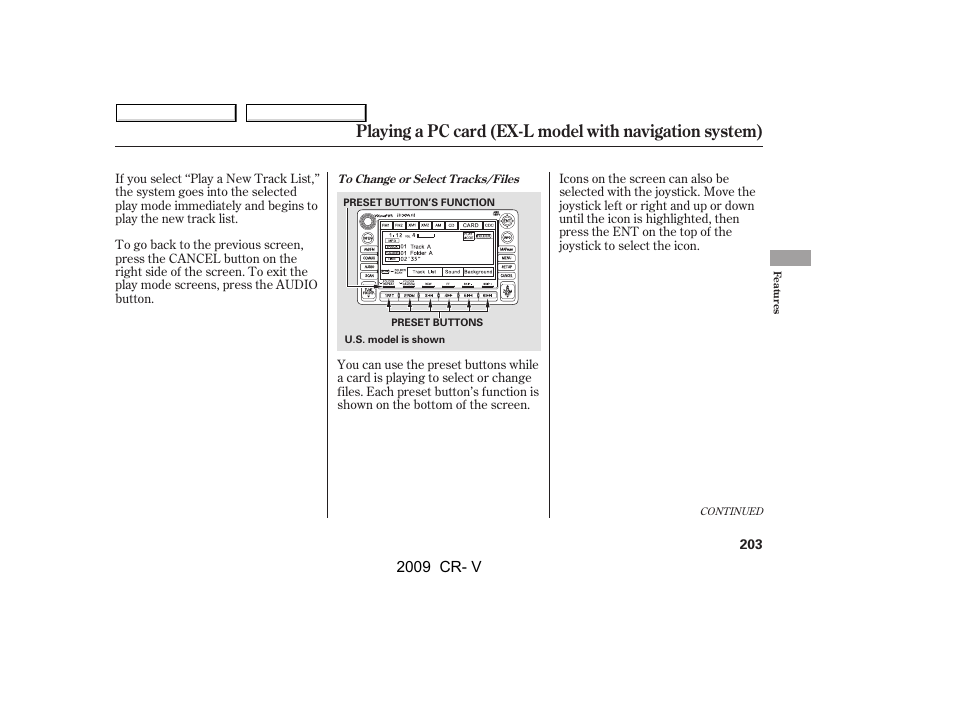 2009 cr- v | HONDA 2009 CR-V User Manual | Page 207 / 373