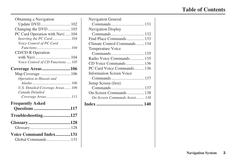 HONDA 2008 Civic Hybrid 00X31-SNC-8100 User Manual | Page 4 / 146