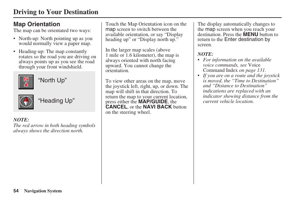 Driving to your destination | HONDA 2008 Civic Hybrid 00X31-SNC-8100 User Manual | Page 55 / 146