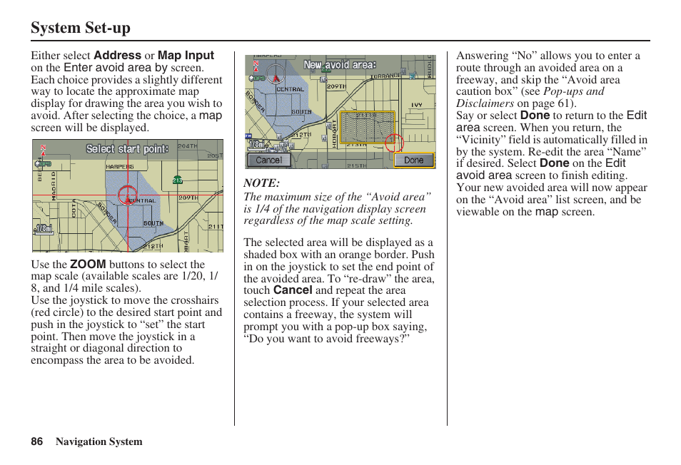 System set-up | HONDA 2008 Civic Hybrid 00X31-SNC-8100 User Manual | Page 87 / 146