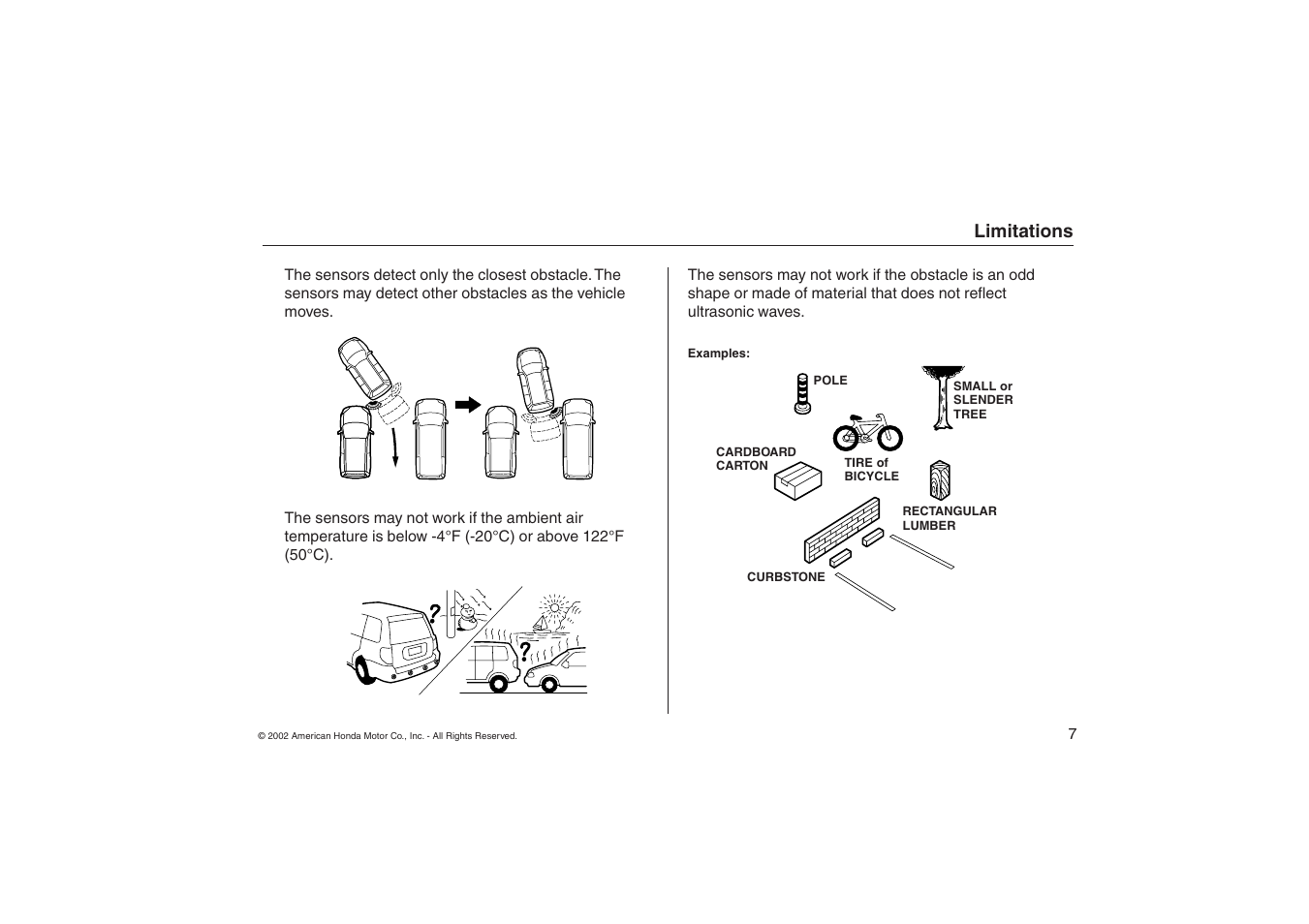 HONDA Backup Sensors 08V67-S9V-1000-81 User Manual | Page 7 / 16