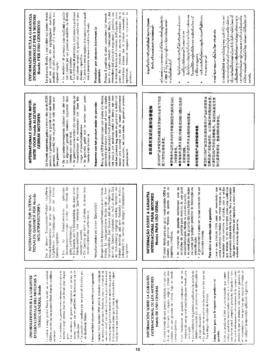 HONDA GSV190 User Manual | Page 15 / 16