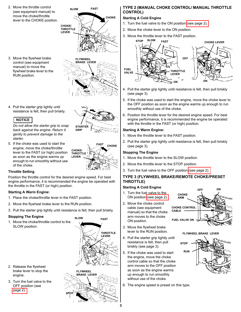 HONDA GSV190 User Manual | Page 3 / 16