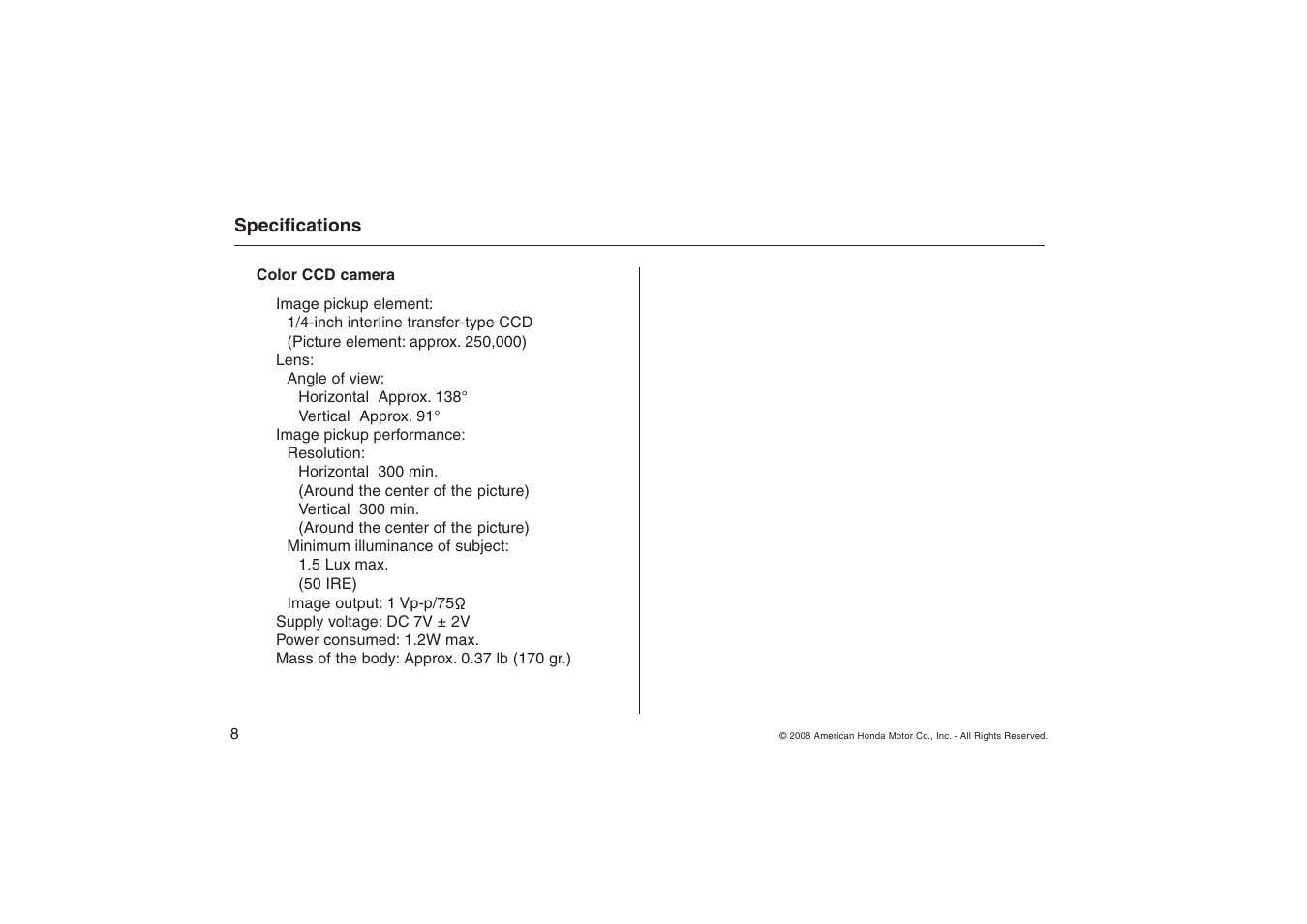 HONDA AAM38693 User Manual | Page 8 / 12