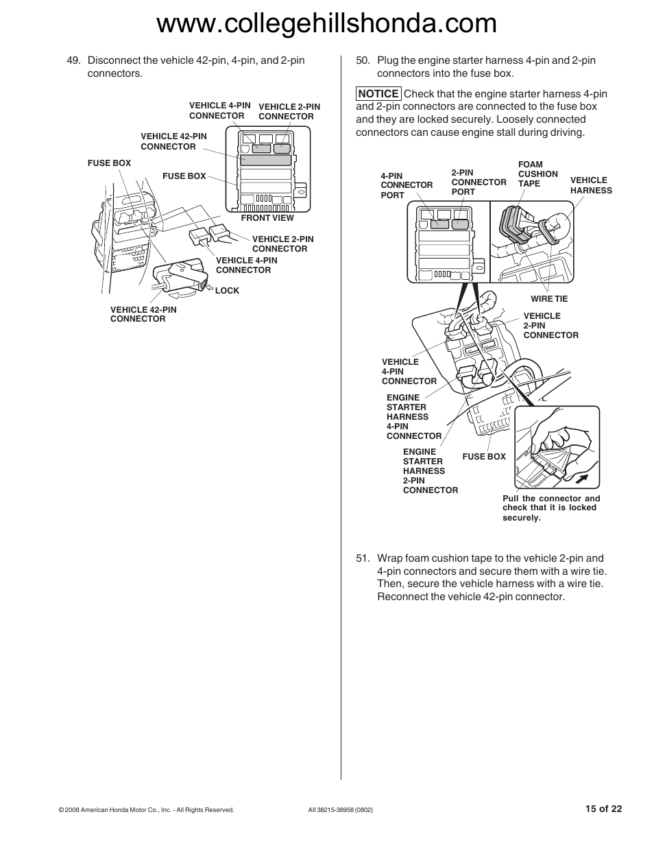 HONDA 08E91-E22-100B User Manual | Page 15 / 22