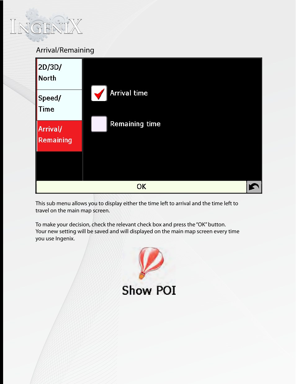 Arrival/remaining | HONDA P-81ACRD User Manual | Page 65 / 140