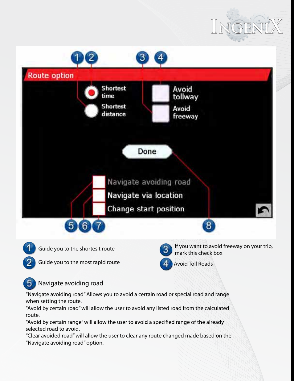 Route options | HONDA P-81ACRD User Manual | Page 78 / 140
