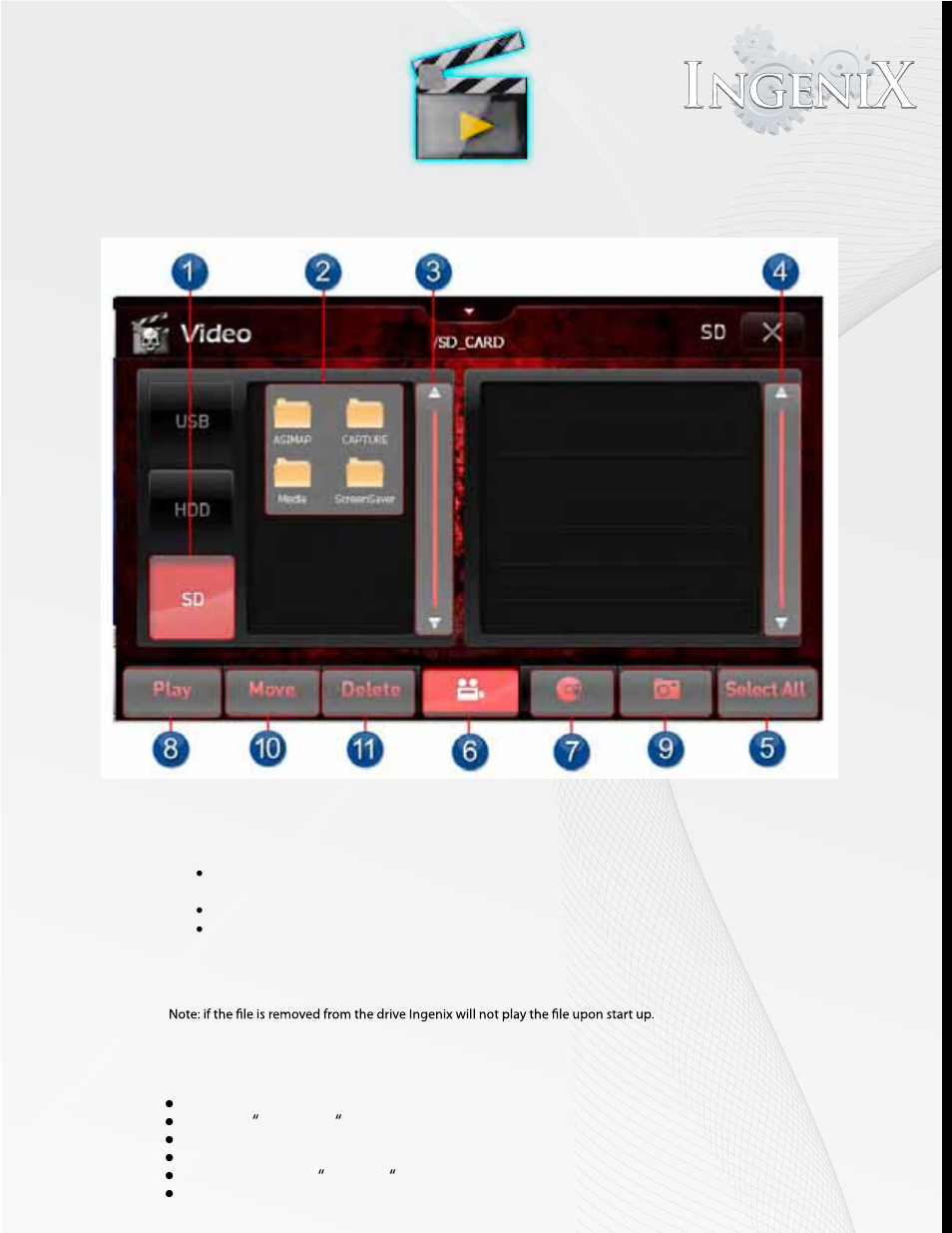 Video player, C reating and accessing a playlist | HONDA P-81ACRD User Manual | Page 97 / 140